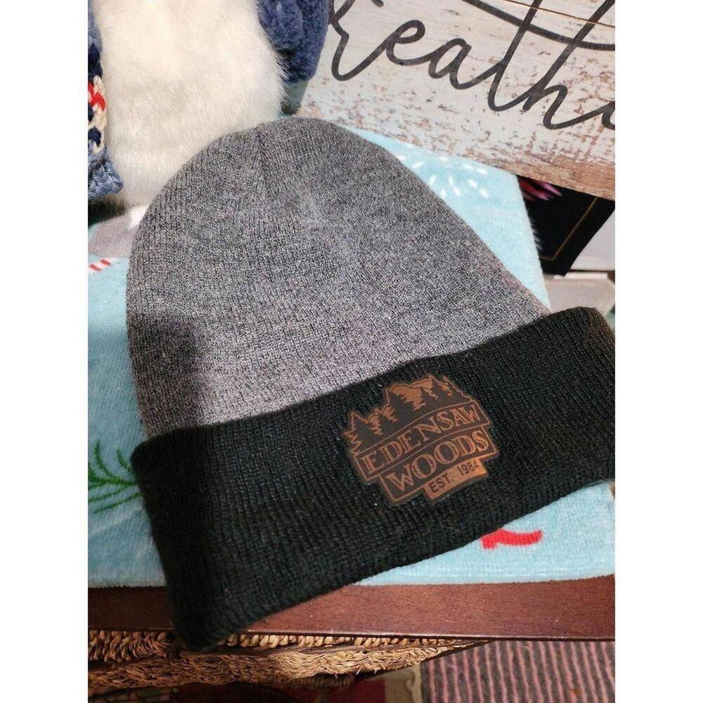 Edensaw Woods Two-Tone Knit Beanie Hat